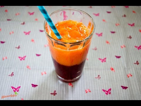 Brombeer-Papaya Smoothie -- Rezept und Anleitung