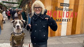 Union Square Holiday Market in New York City Full Walk-through 2021