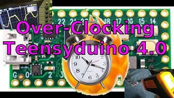 Overclocking Teensyduino 4.0!