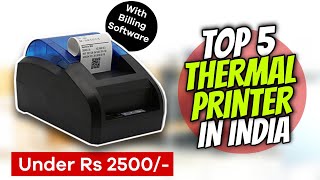 Top 5 Best Thermal Printer In India 2022 | Thermal Printer Under 2500 | Thermal Billing Printer