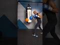 Where to hit the punching bag with lead hook | Something crazy happens  #shorts #boxing