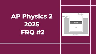 2025 AP Physics 2 Free Response #2