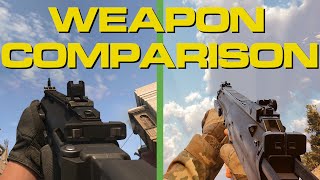 CoD: Modern Warfare vs Insurgency: Sandstorm Weapon Comparison (PC Max Settings)
