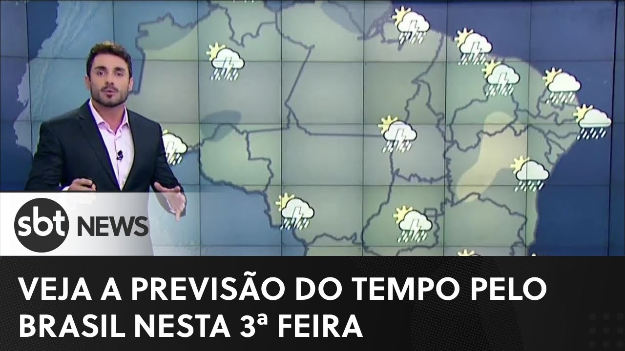 Veja a previsão do tempo para o seu estado nesta 3ª feira | #SBTNewsnaTV (28/02/23)