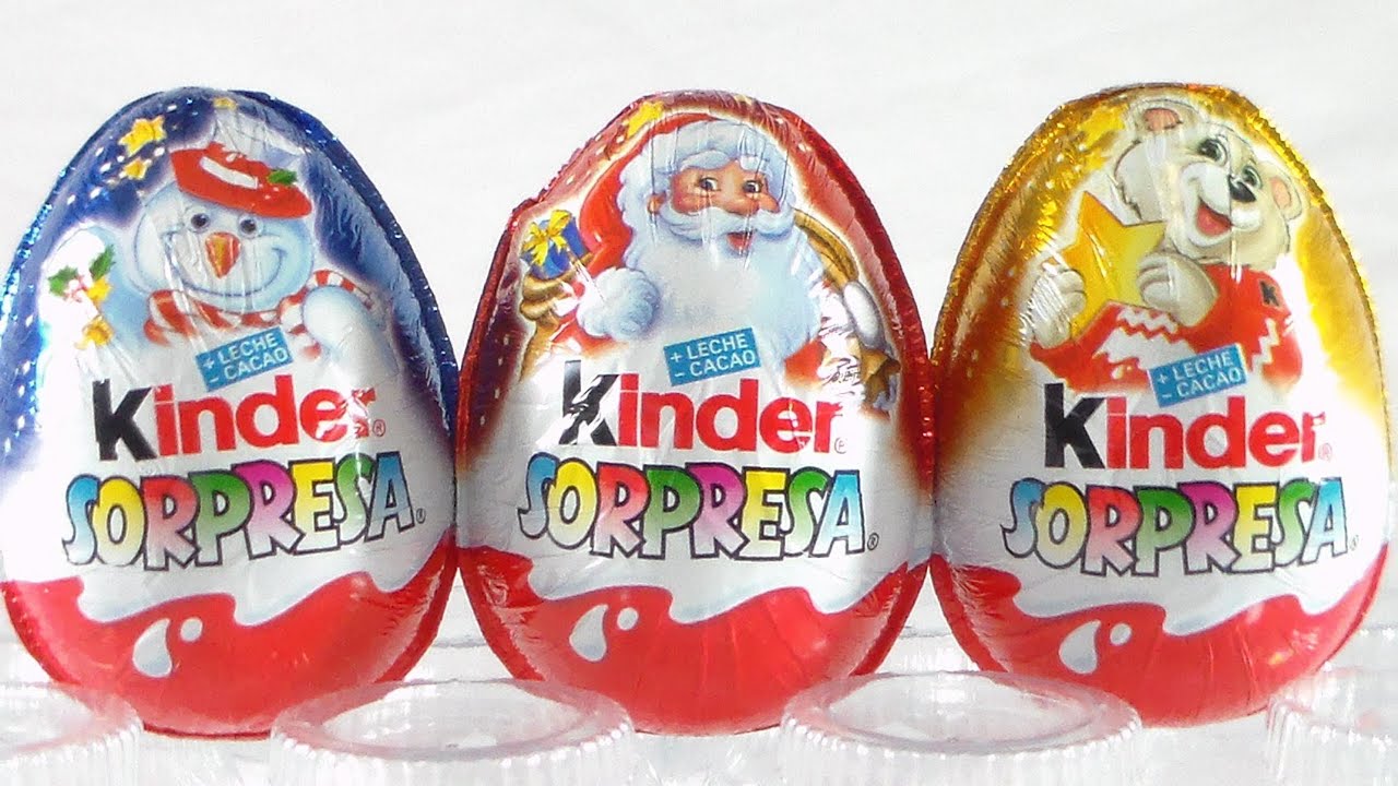 HUEVOS KINDER SORPRESA.KINDER MAGIC NAVIDAD.KINDER SURPRISE EGGS ...