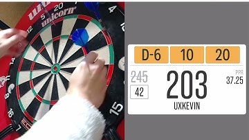 Darts auto-scoring uses only one device camera.