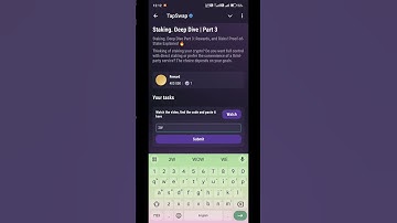 Staking. Deep Dive | Part 3  Tapswap video code
