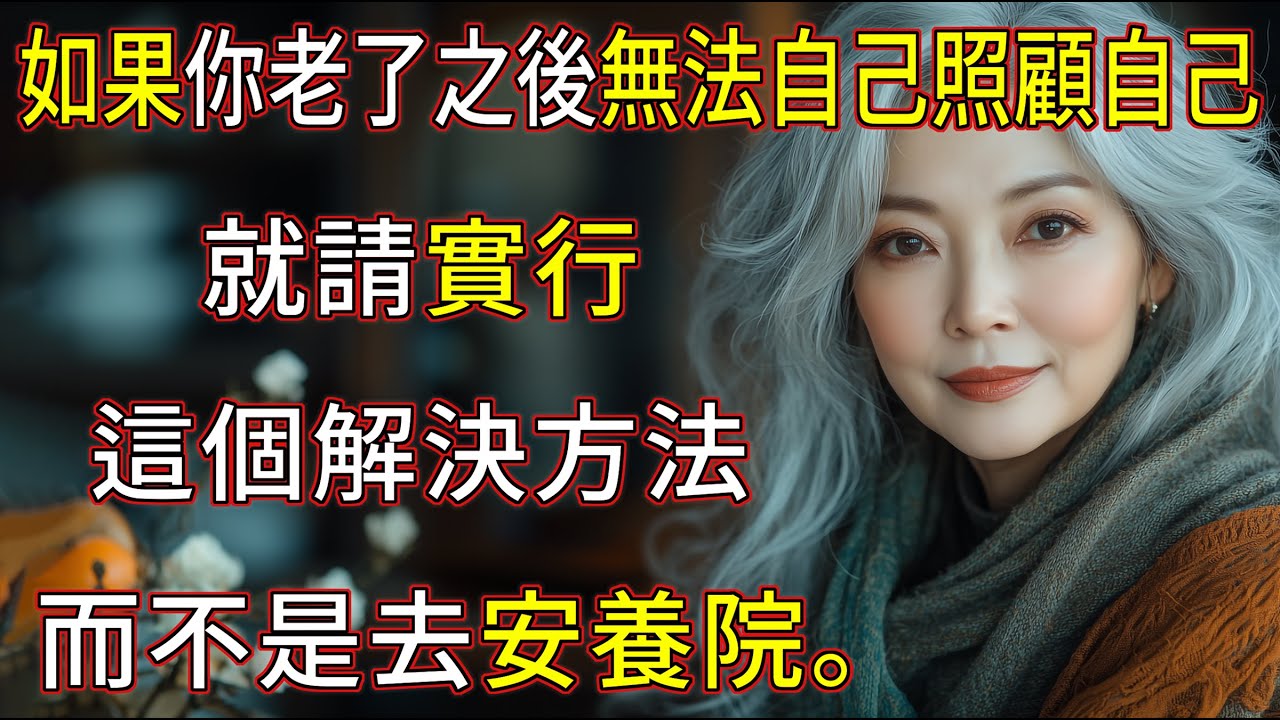 我83歲了，不需要依靠孩子，也不需要去安養院──這個解決方法改變了我的人生。給高齡者的健康建議 | 老年 | 老年問題 | 老年對策 | 安心老年 | 照護