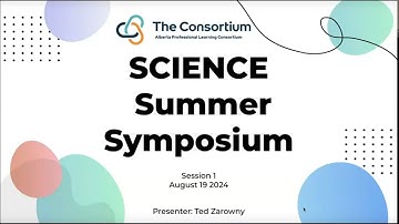 Summer Science Symposium: New 4-6 Science Curriculum Overview