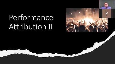 Performance Attribution