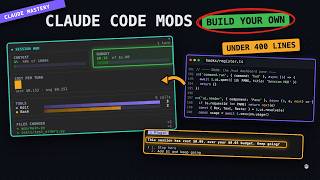 Claude Code Mods Tutorial: Build Your Own (Complete Guide)