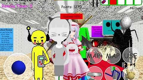 Trolling the character in bbrms 3 the fancy school even got dave and slenderbaldi