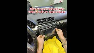 Factory Radio Removal and Apple CarPlay Setup