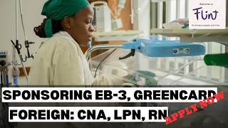FLINT HEALTHCARE | GET YOUR USA🇺🇸GREENCARD | ASYLUM OR DACA | EB-3, GREENCARD! | DVLOTTERY