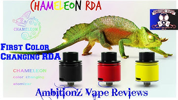 Chameleon RDA by Hotcig Review | One OF THE FIRST COLOR CHANGING RDA!!!