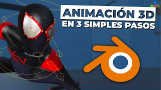 Como Crear una Animación de SpiderVerse con Blender 🟠