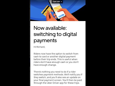 Uber now allowing Riders to switch payment methods mid trip. Dangerous,Cash to card,card to cash UK?