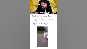 Easy Logarithm Expanding / Condensing in #maths #precalc #mathtutor #algebra #mathematics #mathhacks