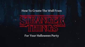 How to create your own Stranger Things Wall Lights