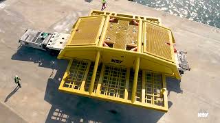 Subsea Production Systems Manifolds Load Out - Statfjord East project for Equinor