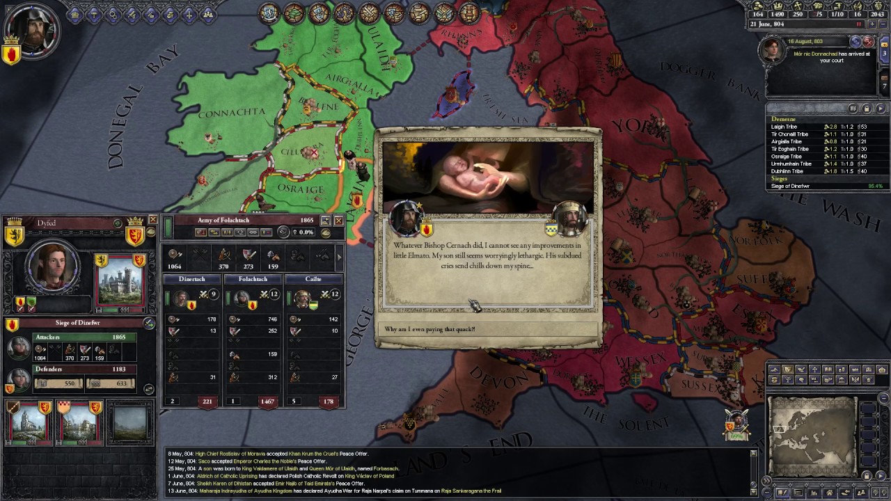 CK2 Crusader Kings 2 Monks and Mystics Part 8 YouTube