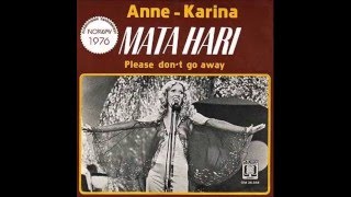 Video thumbnail of "1976 Anne Karine Strøm - Mata Hari (English Version)"