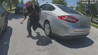 Naperville police release footage of deadly shooting of hatchet-wielding man