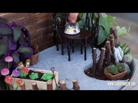Video: Grădină în Miniatură Pe Pervaz