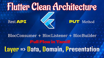 14. Flutter REST API PUT Method | BlocConsumer BlocBuilder BlocListener | Clean Architecture| Tamil