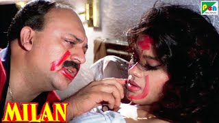 आकाश ने किया जया पे अत्याचार | Milan | Jackie Shroff, Manisha Koirala, Paresh Rawal, Gulshan Grover