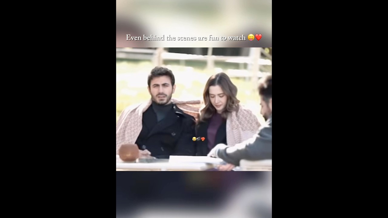 Even behind the scenes are fun to watch 😝❤️ 