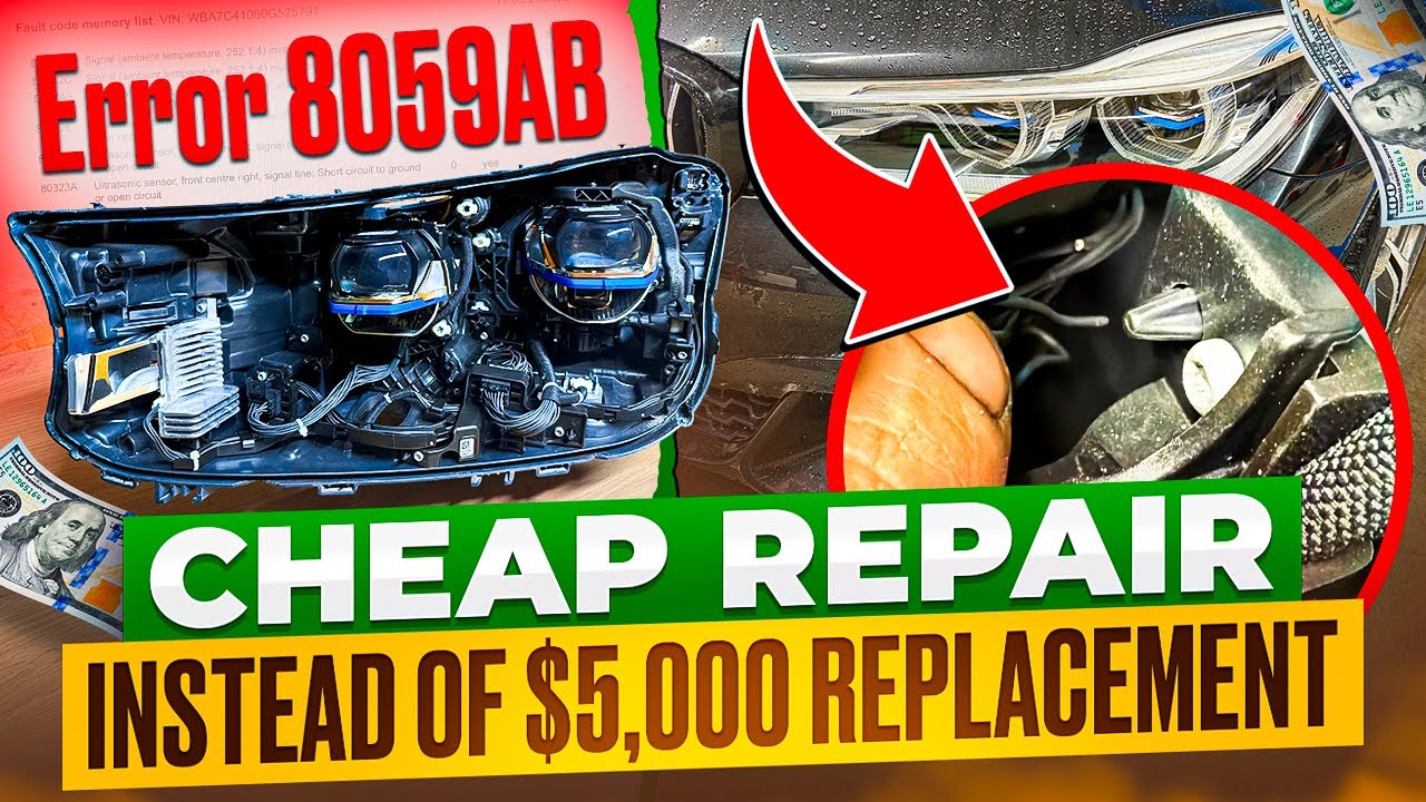 Error Code Headlight I Saved $1000s by Solving BMW G11 Headlight Error 8059AB by Myself ...