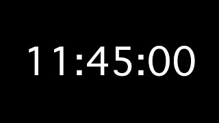 11-Hour 45-Minute Countdown Timer | No Music | Full Screen