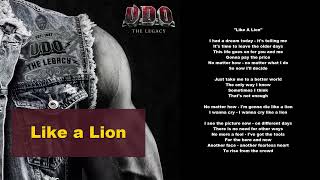 Like A Lion -- song - U.D.O. - The Legacy 2022 #udo #thelegecy