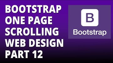 Bootstrap one page scrolling site part 12 - Twitter Bootstrap