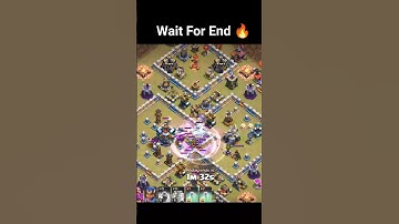 TH13 Super Archer & Super Wizard + Blimp || Wait For End 🔥 #coc #ytshots #blimp #shortvideo #th13