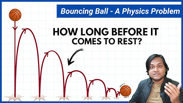 Ball Bouncing Repeatedly | Physics problem | Coefficient of Restitution