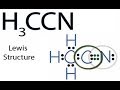 H3CCN Lewis Structure: How to Draw the Lewis Structure for H3CCN