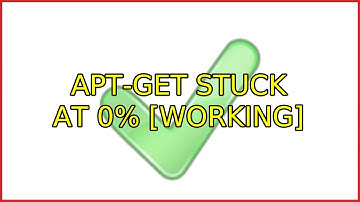 Apt-get stuck at 0% [Working] (7 Solutions!!)