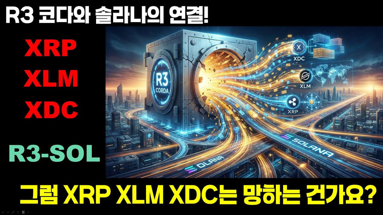 SOL XRP XLM XDC] R3 코다와 솔라나의 결합 및 파급효과 분석 - YouTube