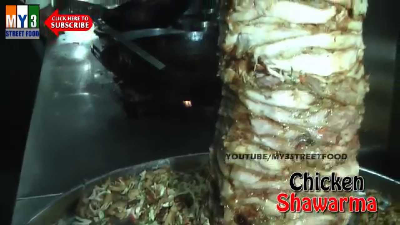 CHICKEN SHAWARMA - GOA STREET FOOD - WORLD STREET FOOD street food