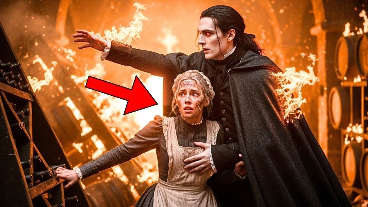 Waitress Saw the Fire Approaching — and the Vampire Prince Saved Her from Death