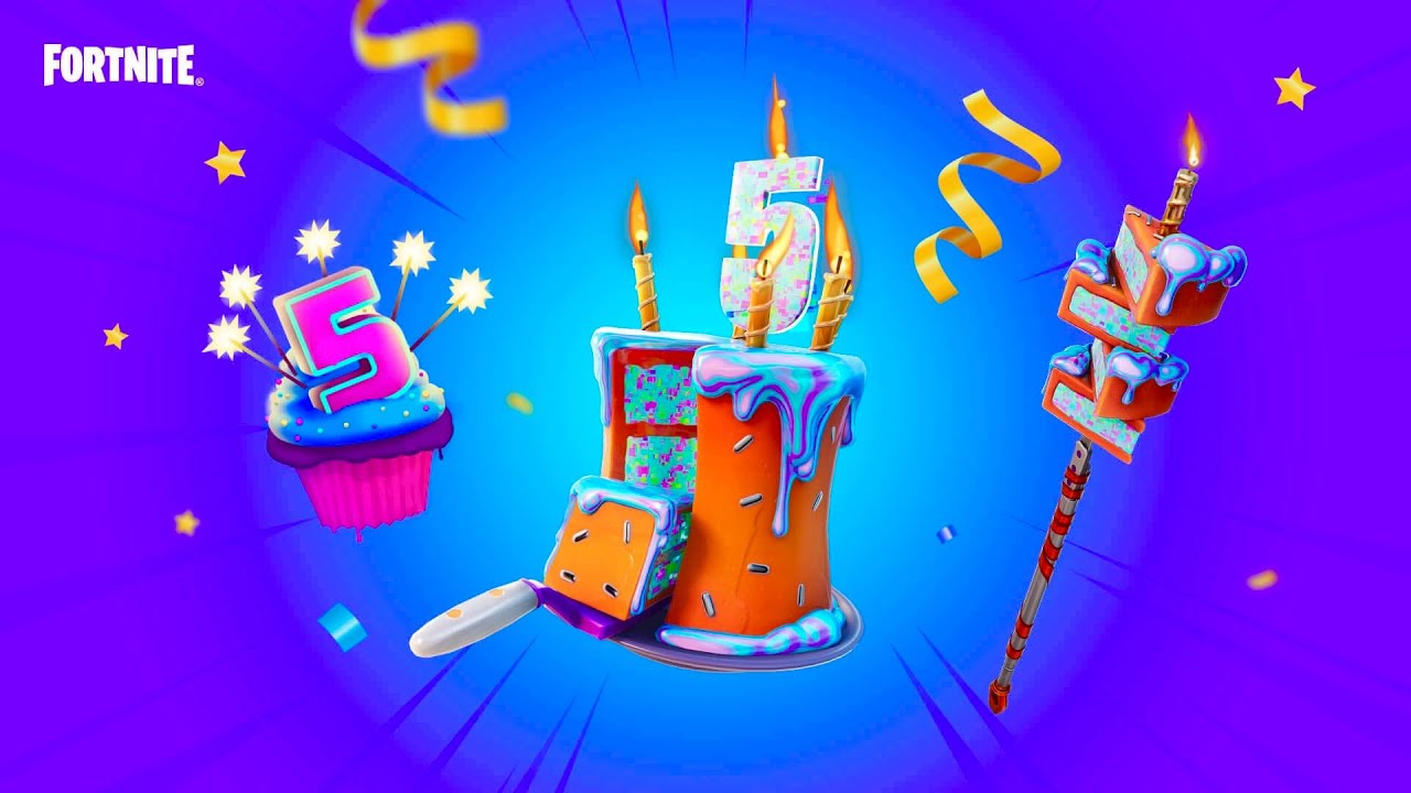 *NEW* Fortnite’s 5th Birthday FREE Rewards! (Chapter 3 Season 4)