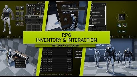 RPG Inventory and Interaction System v1.8 Preview - Unreal Engine Marketplace