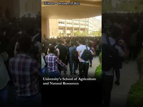 Protests resume in Tehran’s universities | October 3, 2022