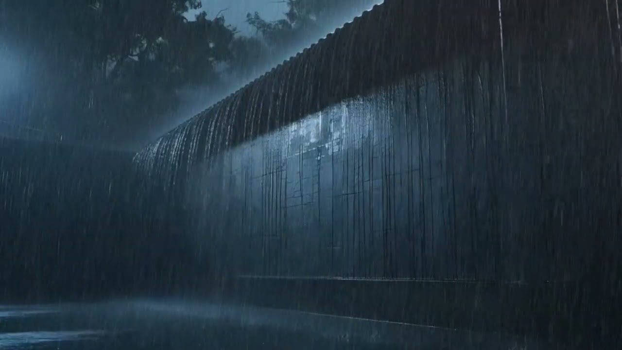 Dark Night Heavy Rain Noise for Deep Sleep and Natural Stress Reduction