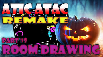 Atic Atac Remake Part 9 - Drawing the Rooms