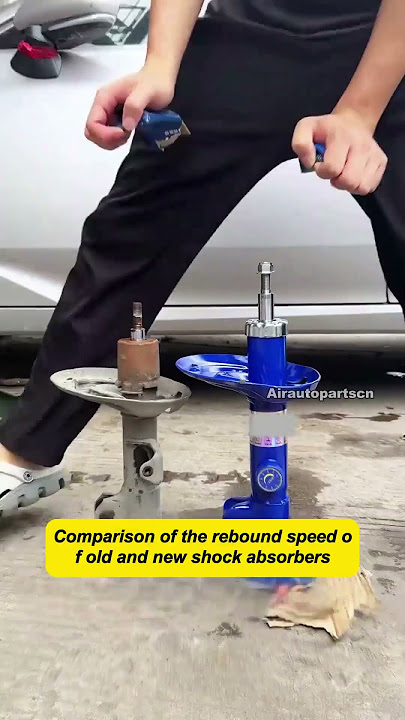 Hydraulic shock absorbe upgrade . #shockabsorber #autoparts #automobile #shock #carpartsreplacement
