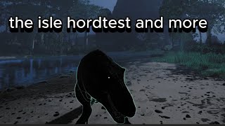 Testing Rex, Elders, and New AI Playables in The Horde Test | The Isle Evrima