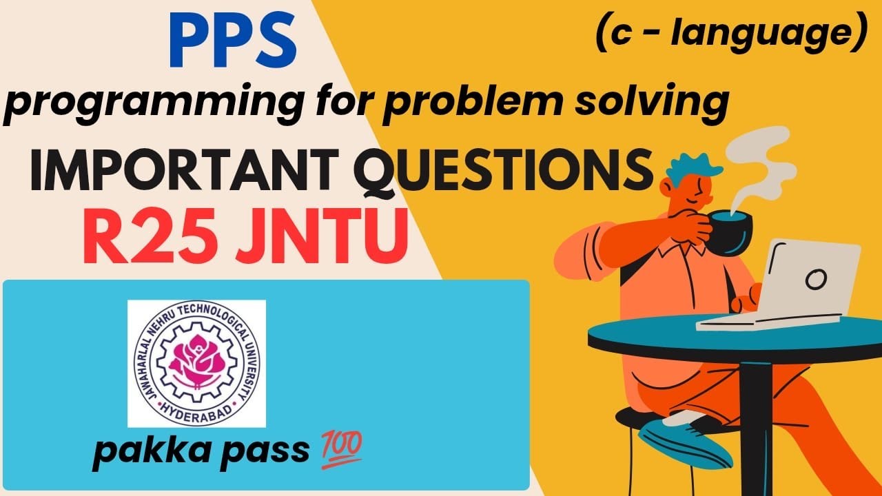 Pps Programming PPS Programming Important Questions 😱 | R25 Regulation | B.Tech 1st ...